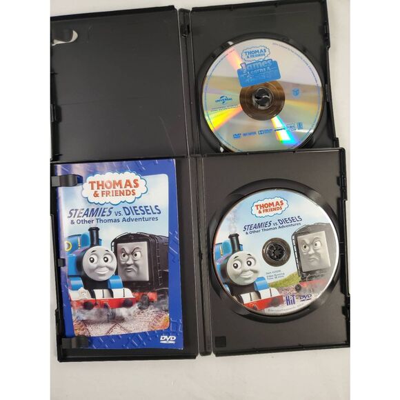 Thomas & Friends DVD Lot (James Learns Lesson + Steamies vs Diesels) - Picture 2 of 3